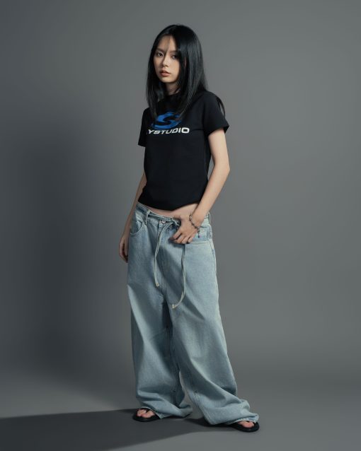 Black Wave Icon Bodyfit Tee 2