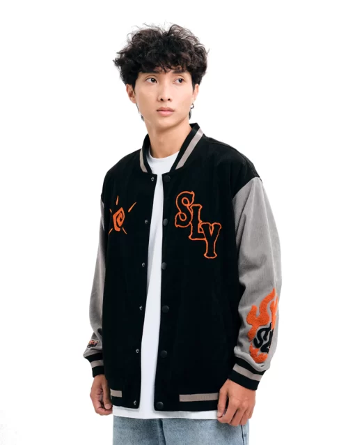 Black Grey Coconut Varsity 2