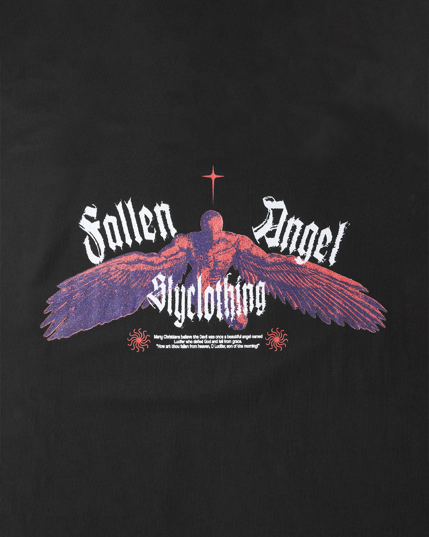 Black Fallen Angel Tee 15