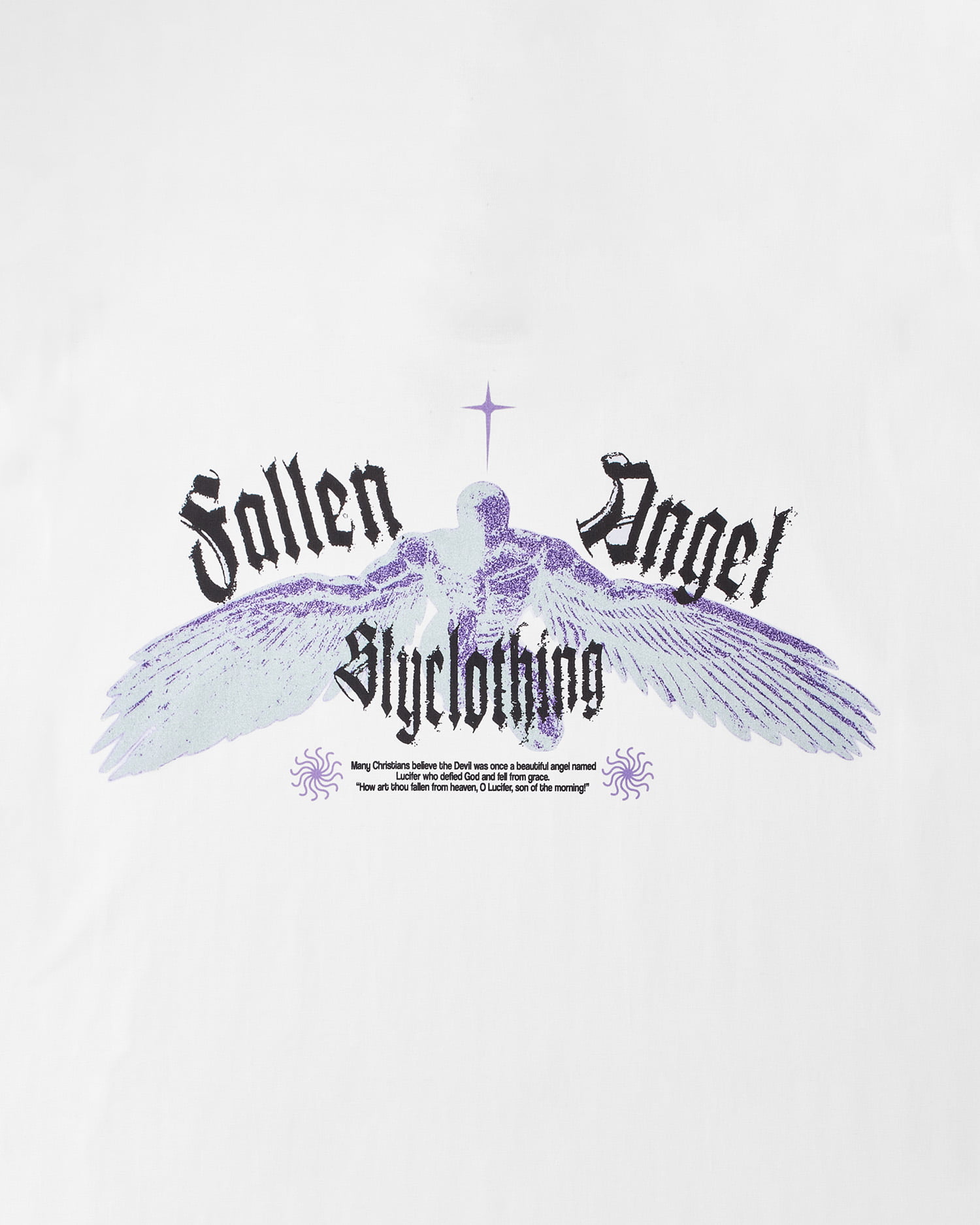 T-shirt Fallen Angel White 9
