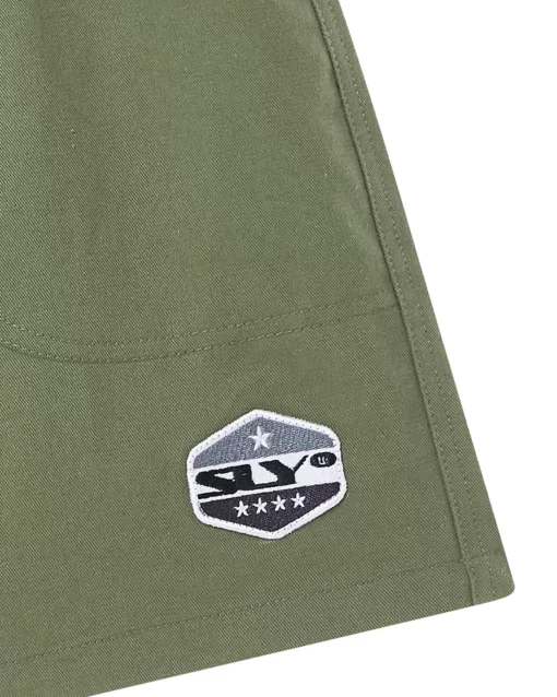 Olive Badge Kaki Short 3