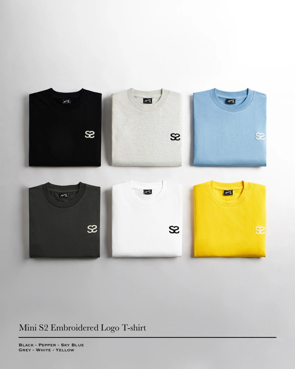 Sky Blue Mini S2 Logo Tee 8