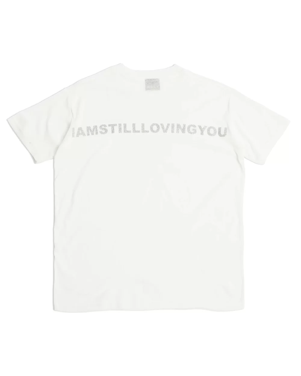 White Loving You Paper Tee 9