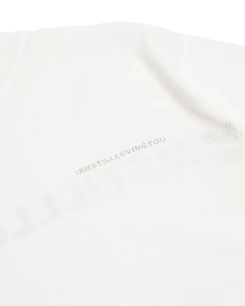 White Loving You Paper Tee 13