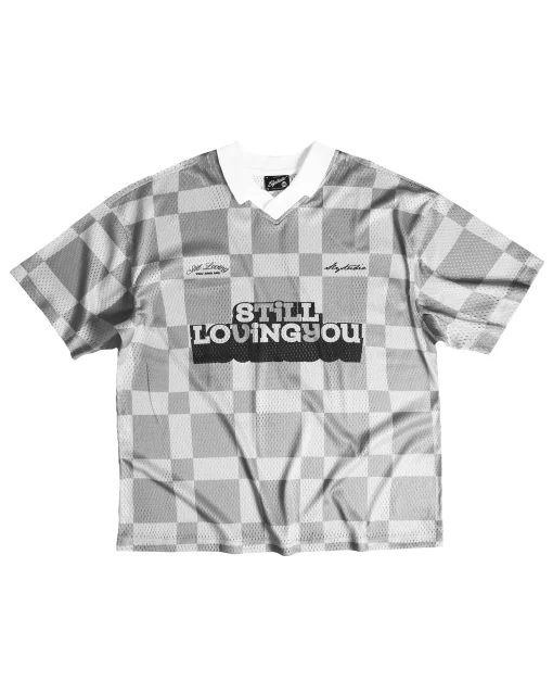 Gray Waffle Mesh Jersey 1