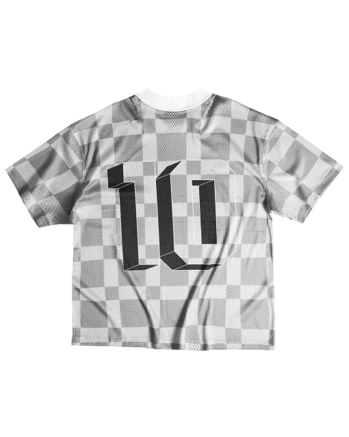 Gray Waffle Mesh Jersey 2