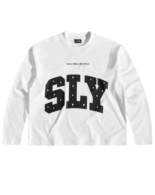 SLY Twrinkle Longsleeve Boxy - White 1