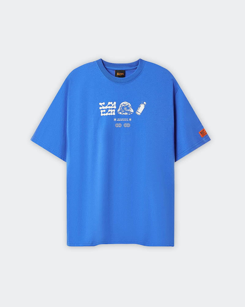 Blue Abstract Tee 1