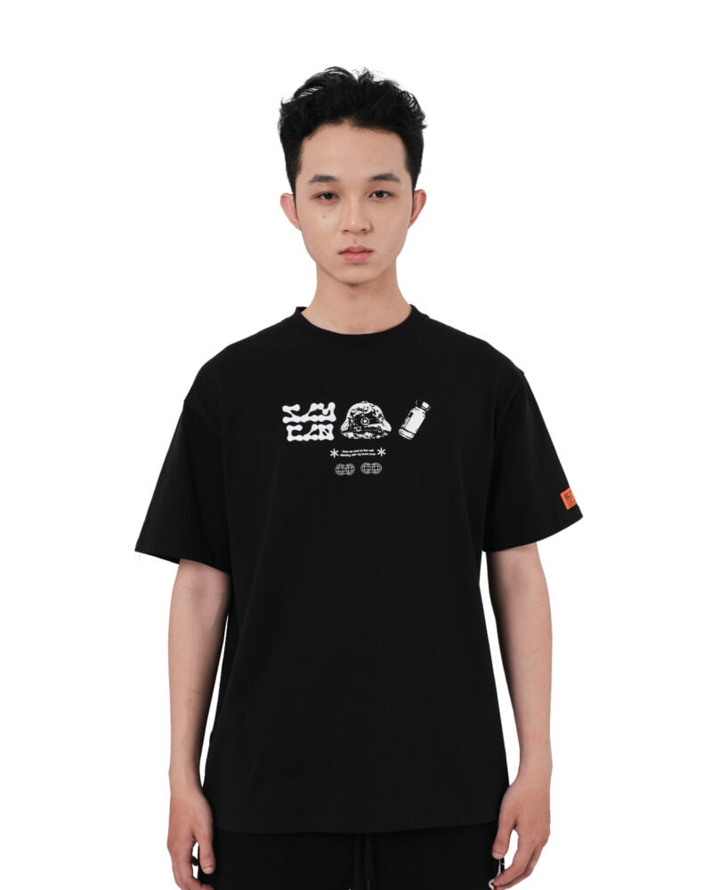 T-shirt Abstract black 1