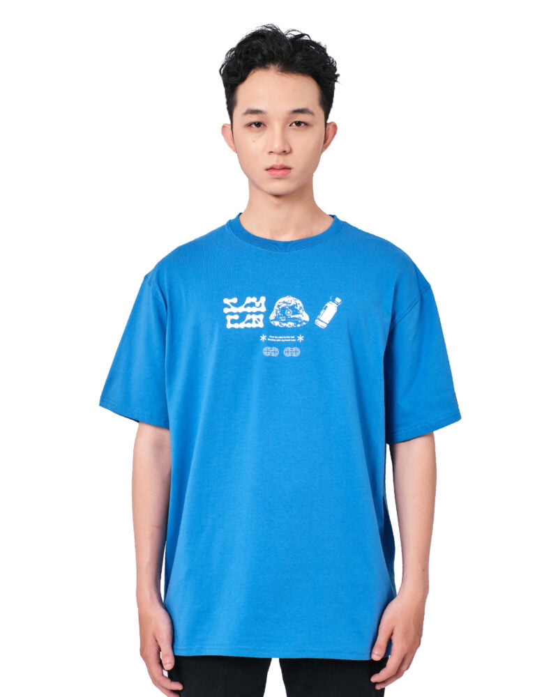 T-shirt Abstract blue 1