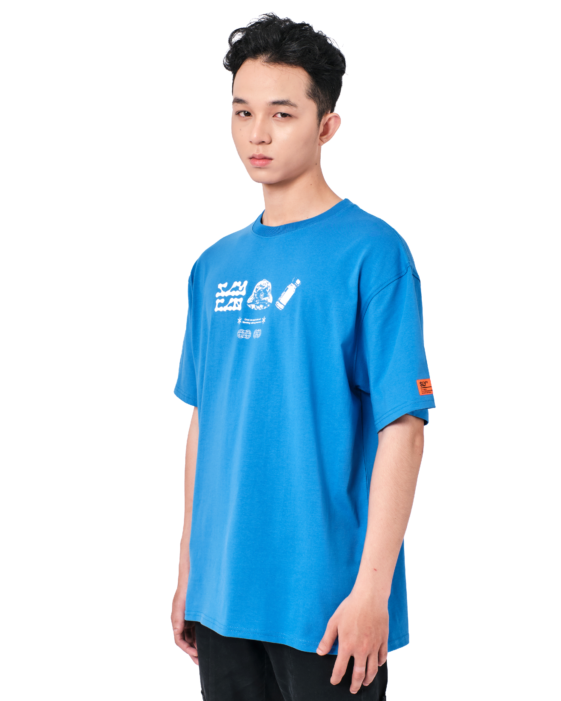 T-shirt Abstract blue 16
