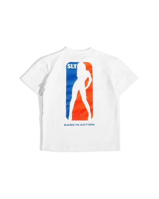White Action Babe Bodyfit Tee 2