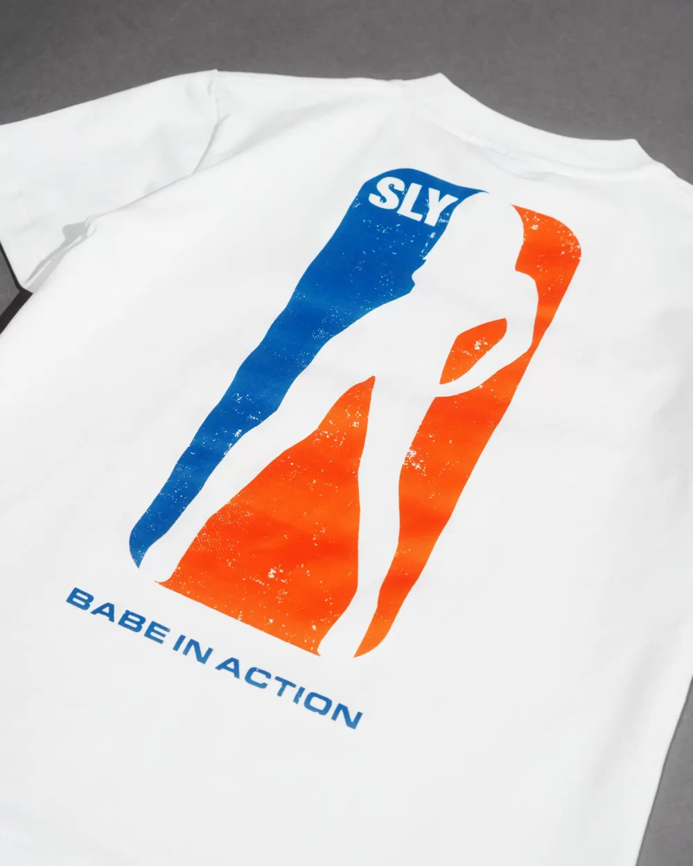 White Action Babe Bodyfit Tee 12