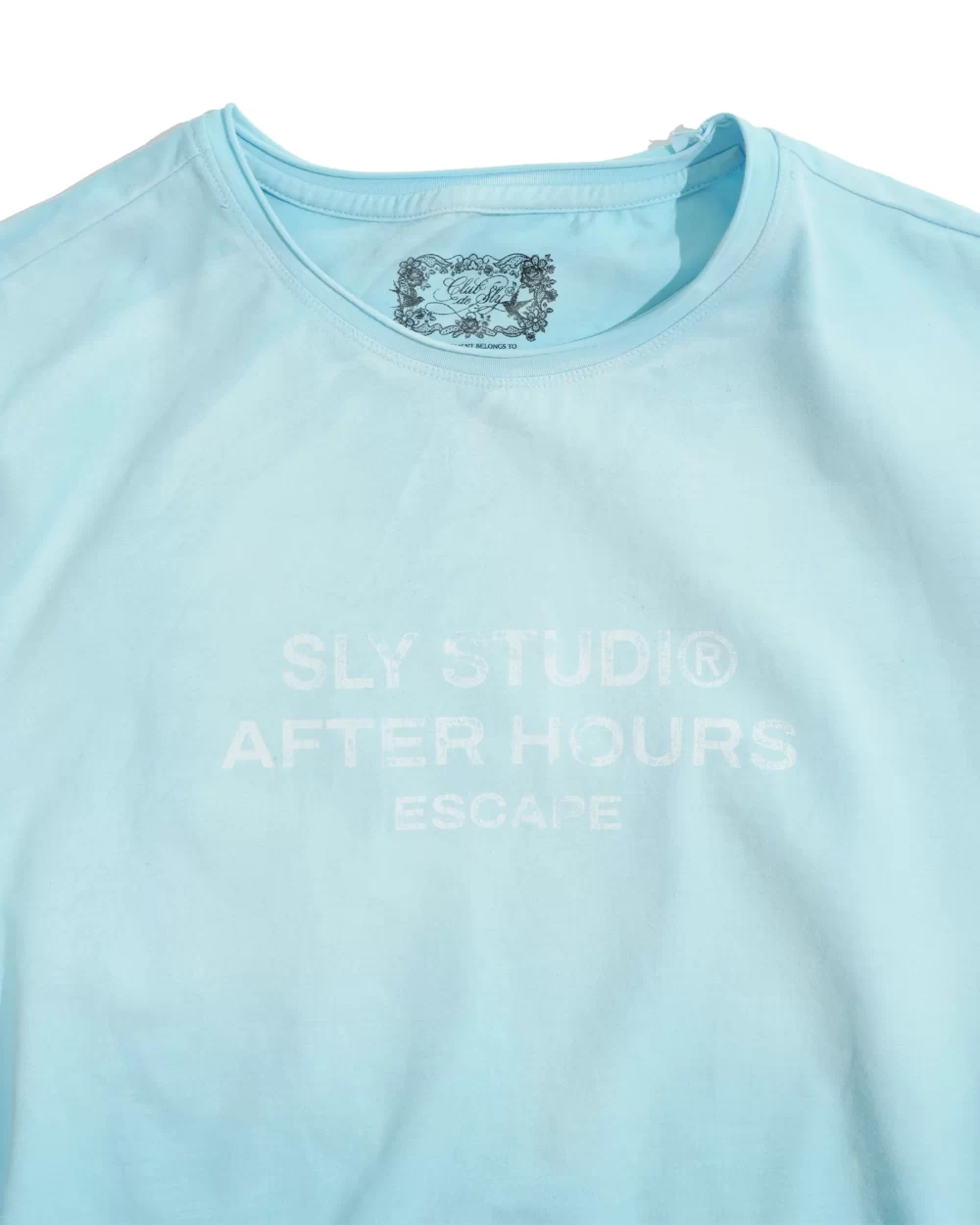 Fitted Tee After Hours Aqua Sky 9