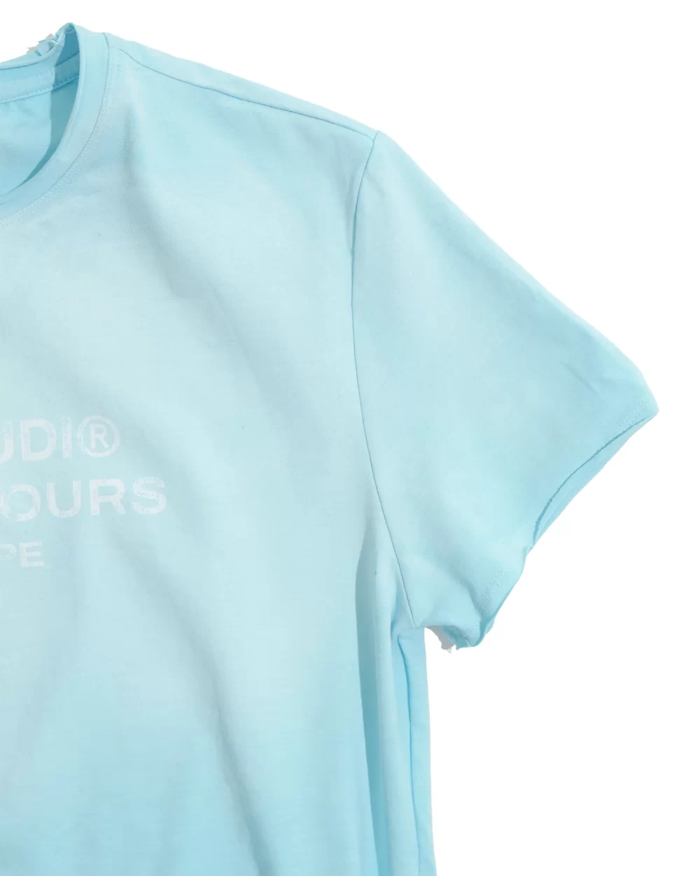 Fitted Tee After Hours Aqua Sky 10