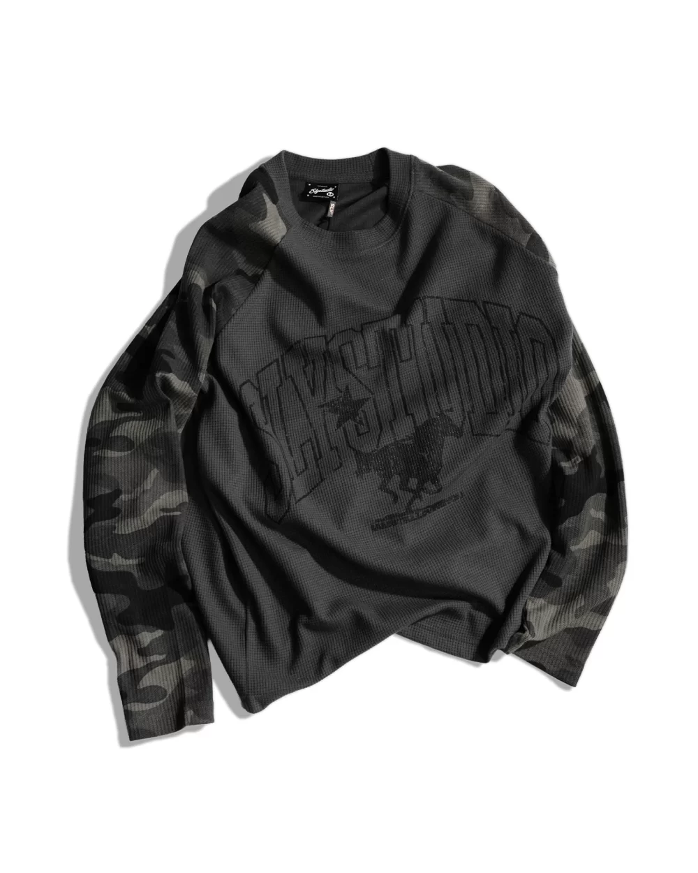 Long Sleeve Waffle Anglo Raglan 8