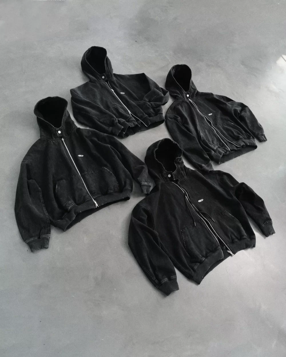 Antimon Denim Zipped Hoodie 22
