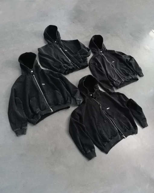 Antimon Denim Zipped Hoodie 11
