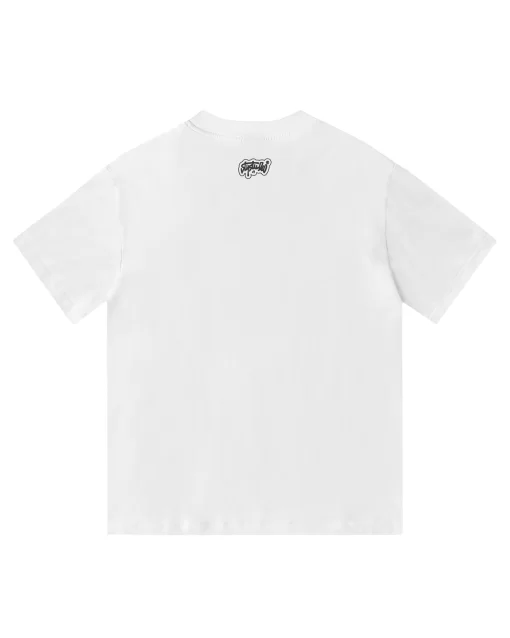 White Big Solid Tee 2