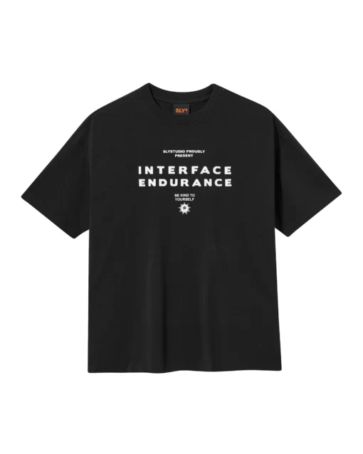 Black Interface Boxy Tee 1
