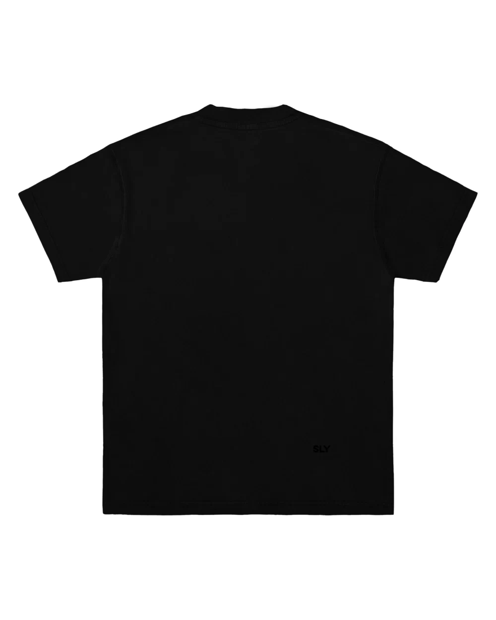 Black Casual Washed Tee 5