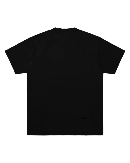 Black Casual Washed Tee 2