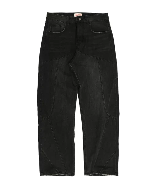 Washed Black Straight Dispatch Jeans 1