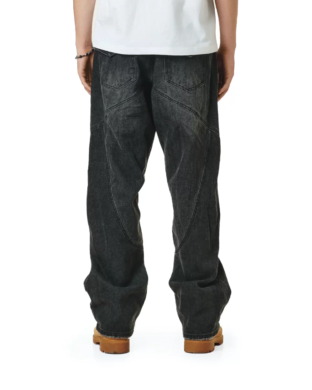 Washed Black Straight Dispatch Jeans 9