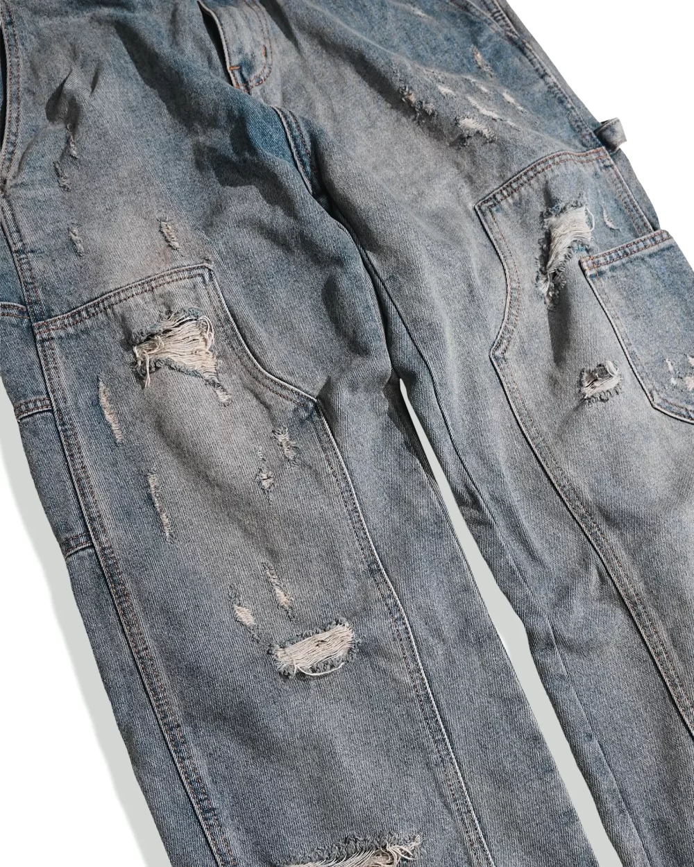 SLY Double Knee Jeans Washed Blue 10