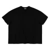 Washed Black Casual Boxy Tee 12