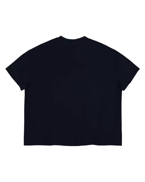 Washed Navy Casual Boxy Tee 2