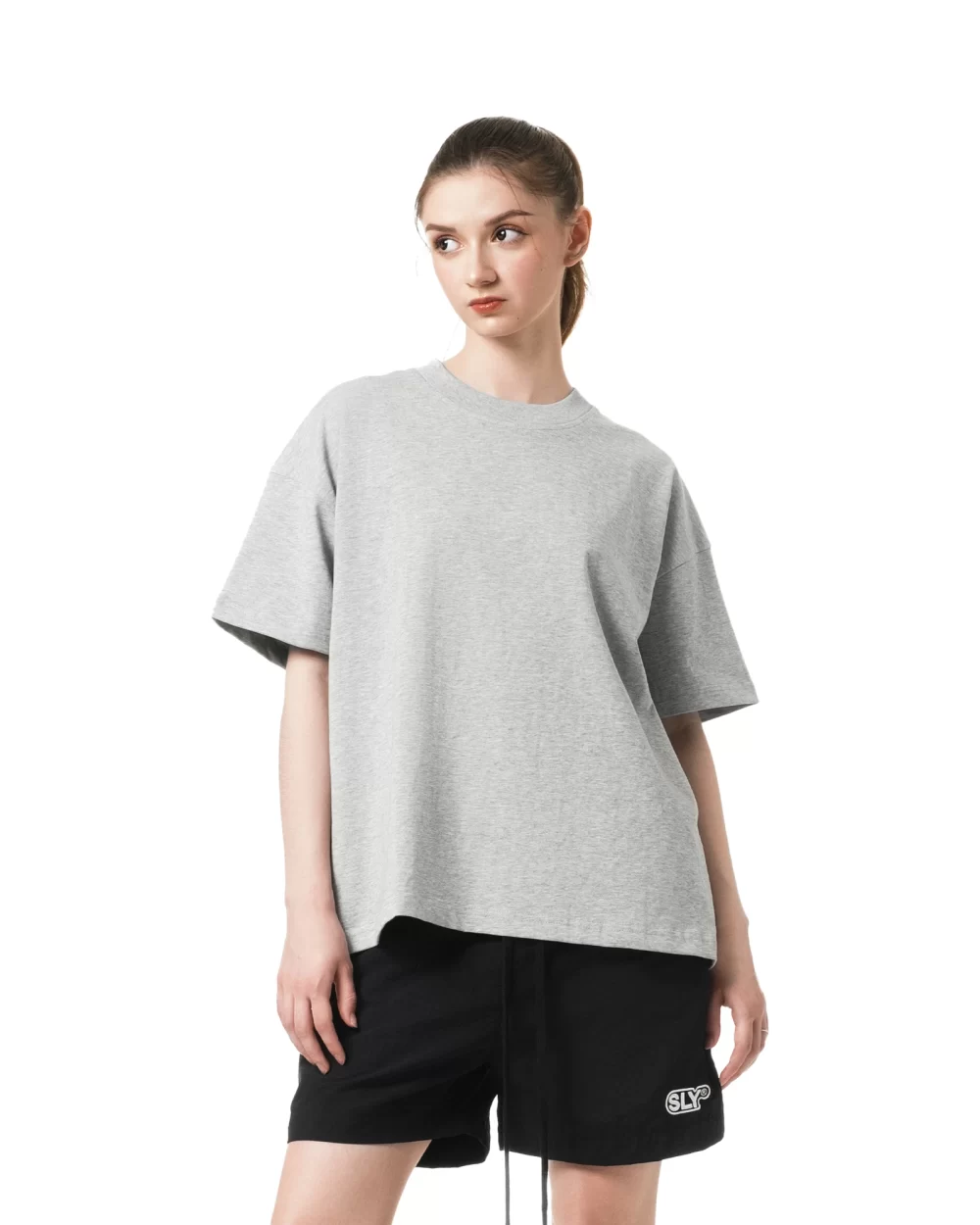 Washed Pepper Casual Boxy Tee 8