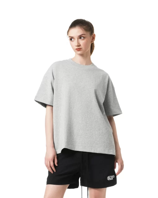 Washed Pepper Casual Boxy Tee 4