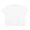 Washed White Casual Boxy Tee 11