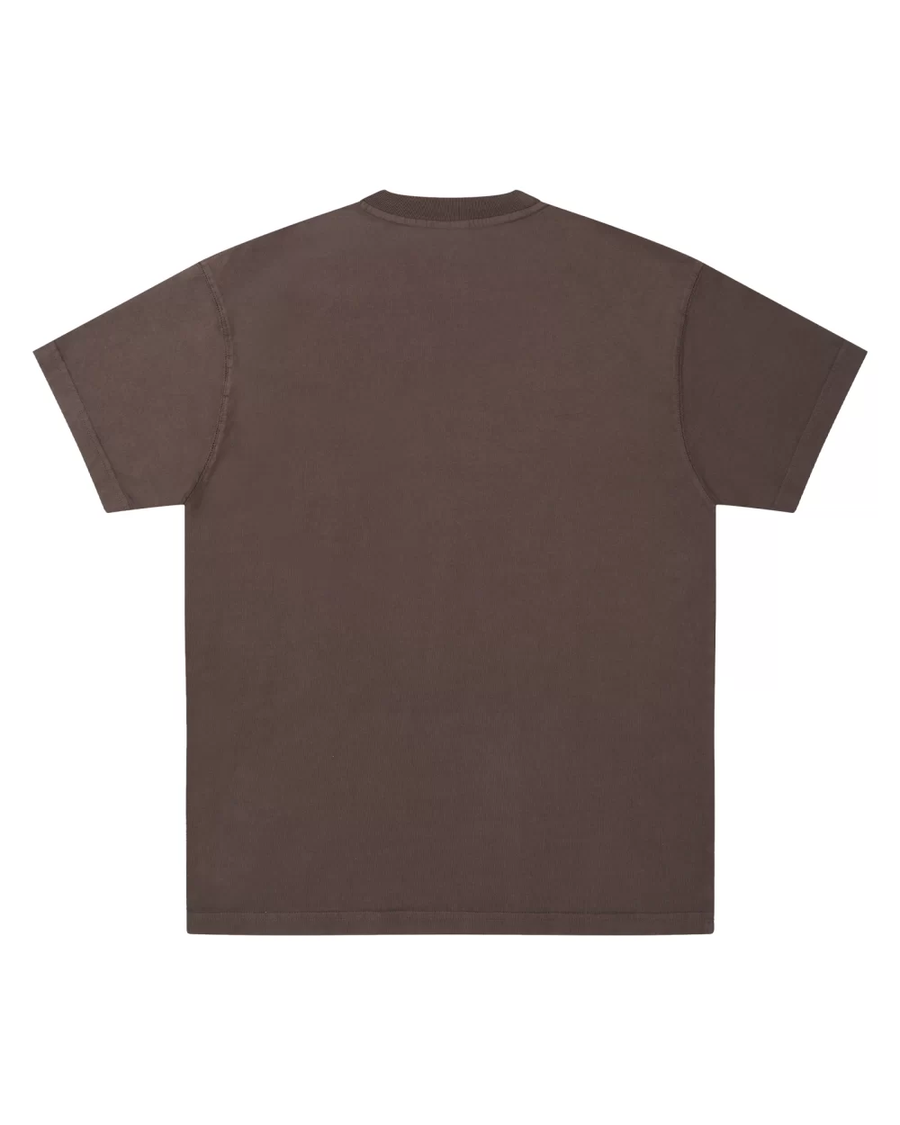 Brown Casual Washed Tee 5