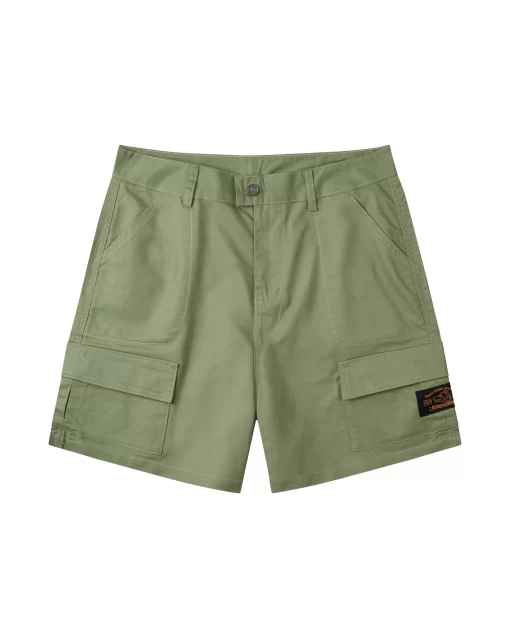 Olive Green Kaki Cargo Short 1