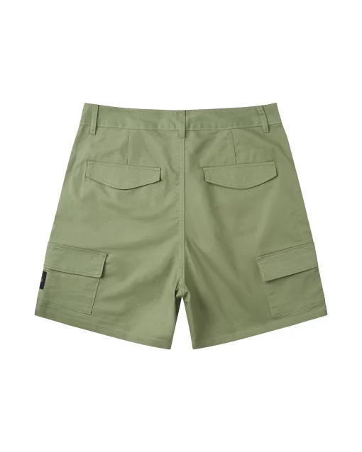 Olive Green Kaki Cargo Short 2