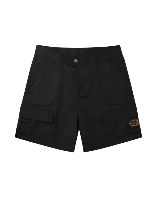 Black Kaki Cargo Short 1