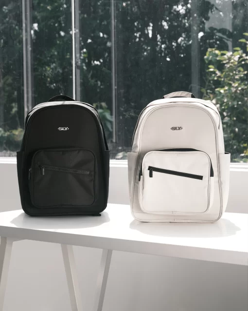 Black Antimon Casual Backpack 3
