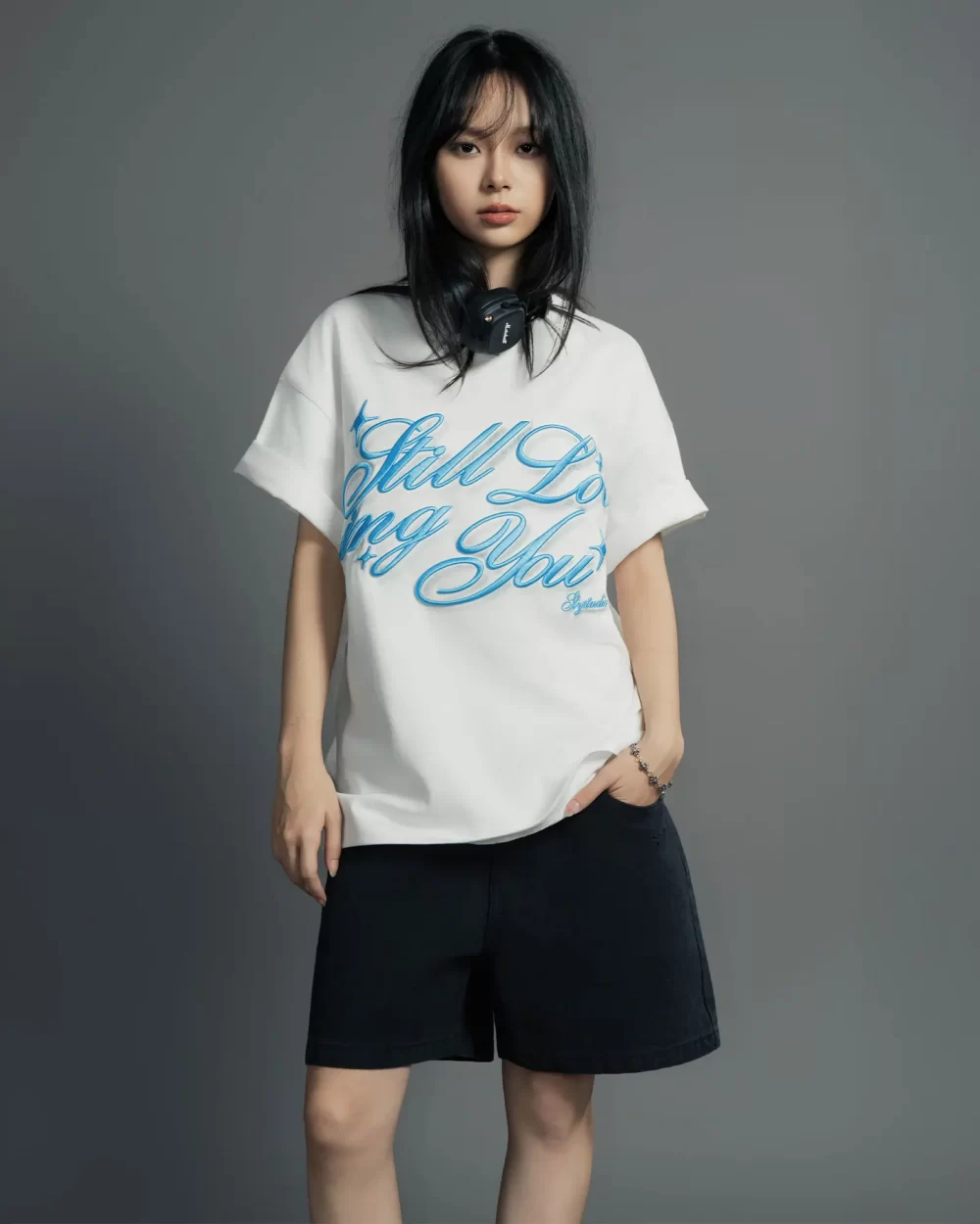 Black Classic Canvas Short 13