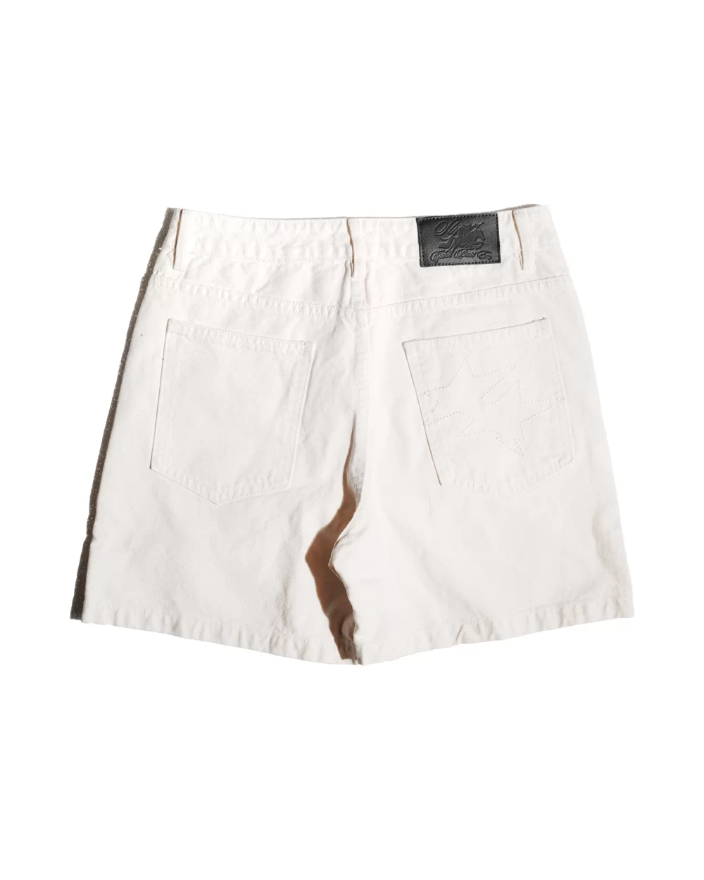White Classic Canvas Short 10