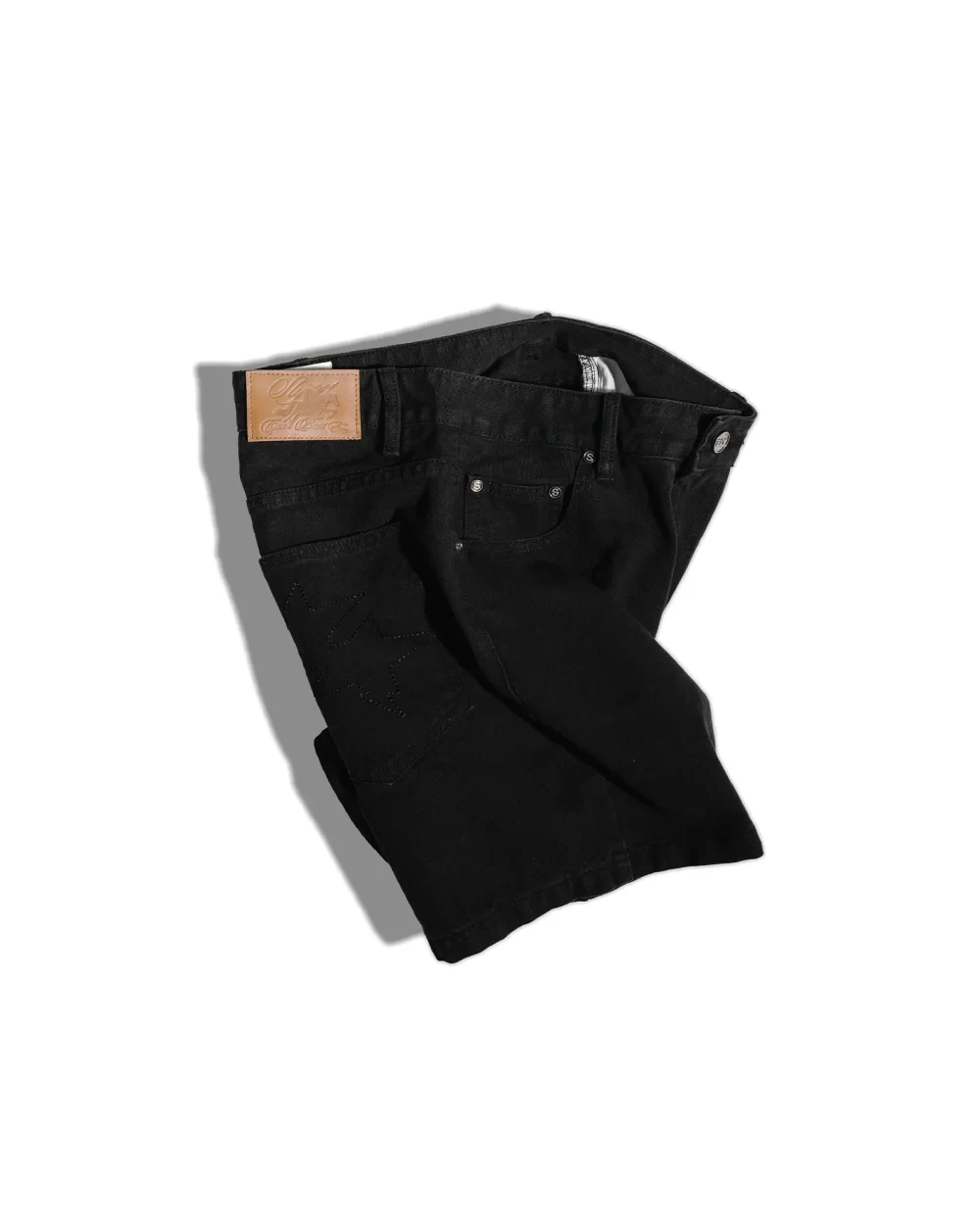 Black Classic Canvas Short 12
