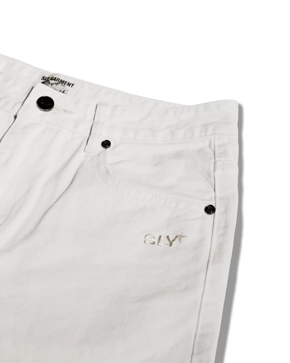 White Classic Canvas Short 11