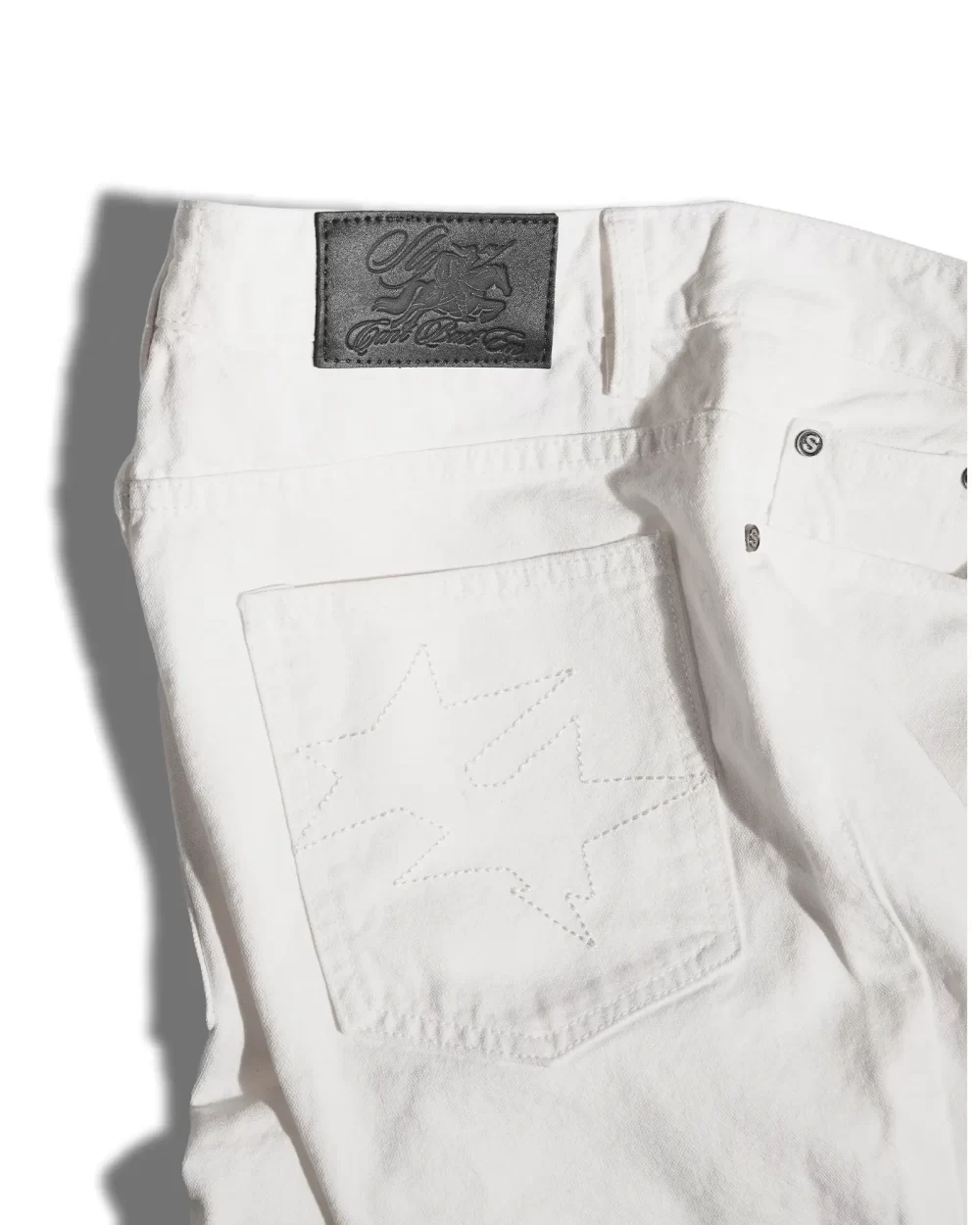White Classic Canvas Short 12