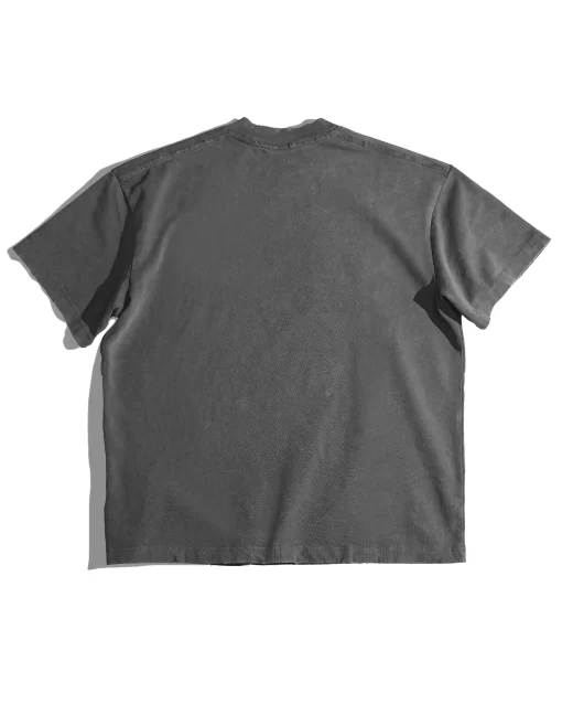 Grey T-shirt Curved washed 2