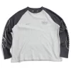 Long Sleeve Waffle Diamond Pepper Navy 10