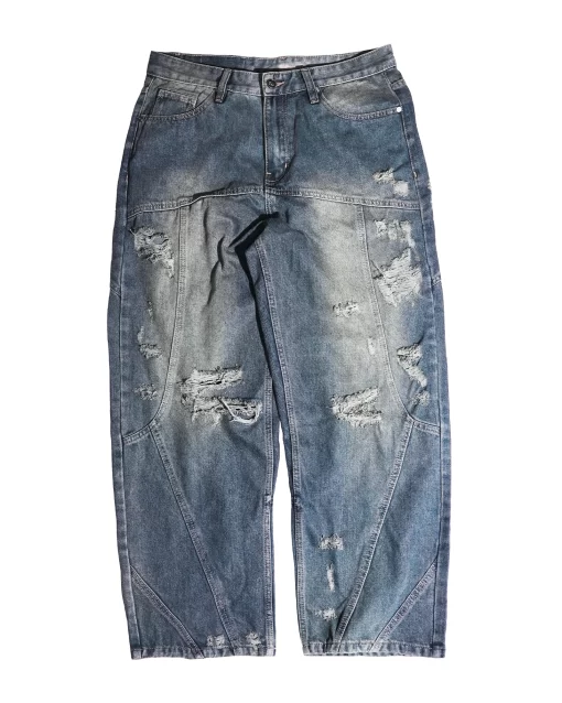 Jeans Straight SLY Dispatch Washed Grey 1