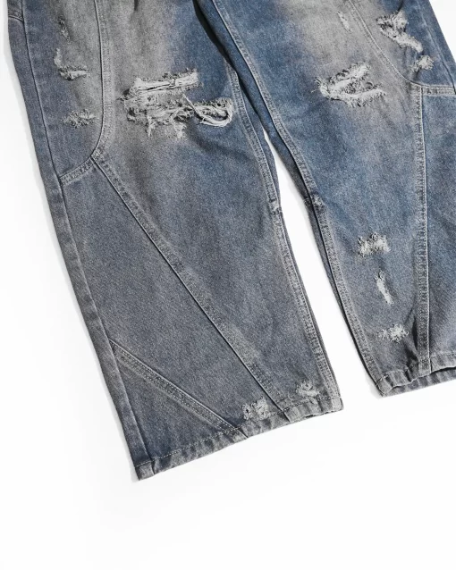 Jeans Straight SLY Dispatch Washed Grey 7