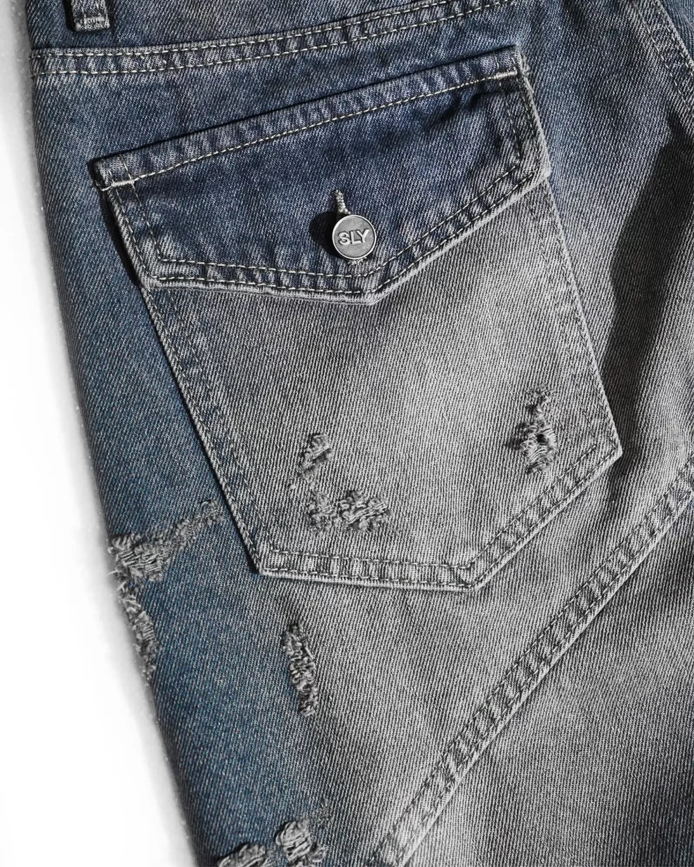Jeans Straight SLY Dispatch Washed Grey 18