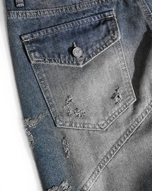 Jeans Straight SLY Dispatch Washed Grey 9